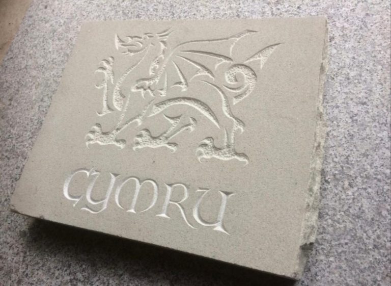 Hand carved birthday gift for devote Welshman