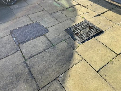 Damaged manhole covers